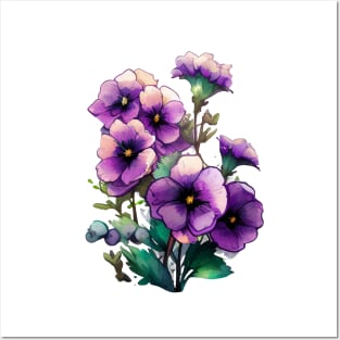 Purple Flowers Posters and Art